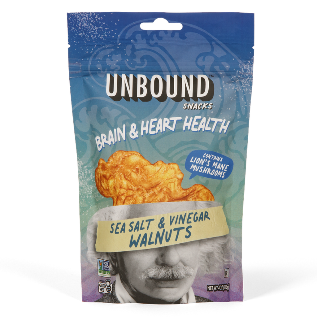 Sea Salt and Vinegar Lion's Mane Walnuts