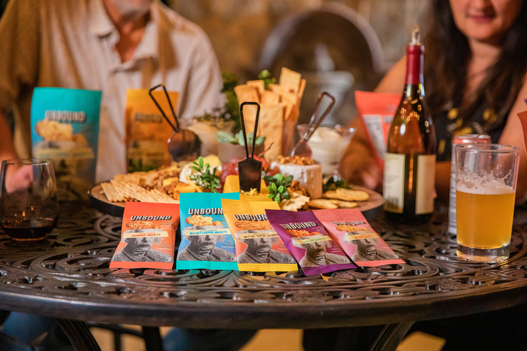 Looking for the perfect pairing partner for a party? Look no further than Unbound Snacks