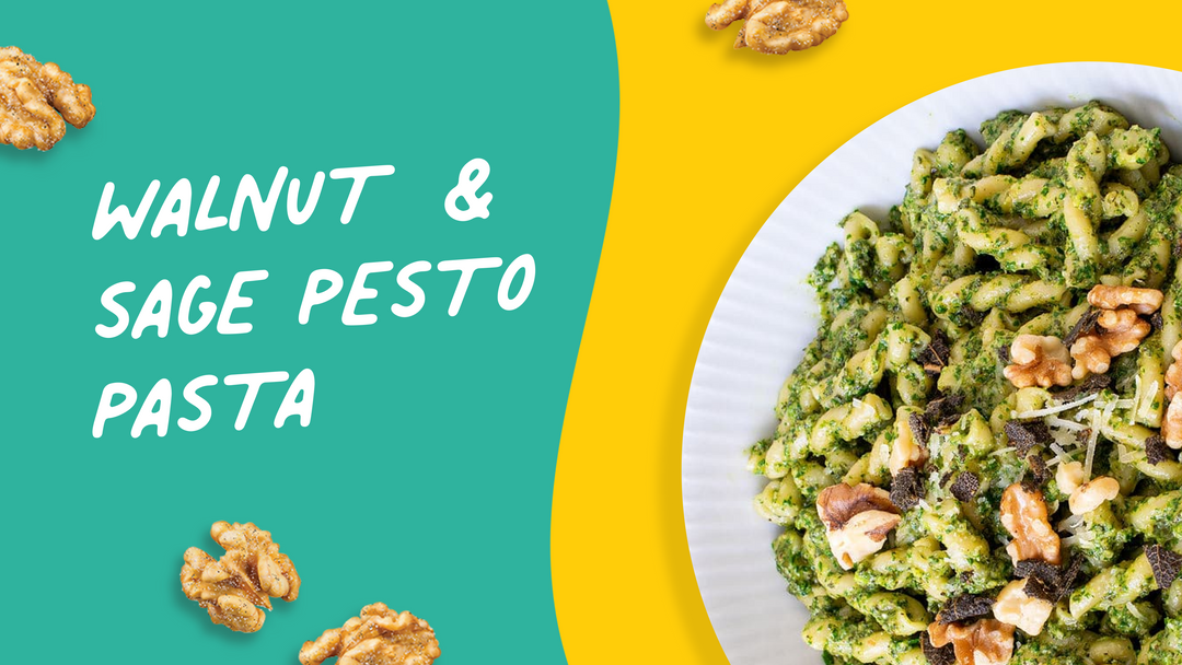 NEW! Walnut and Sage Pesto Pasta
