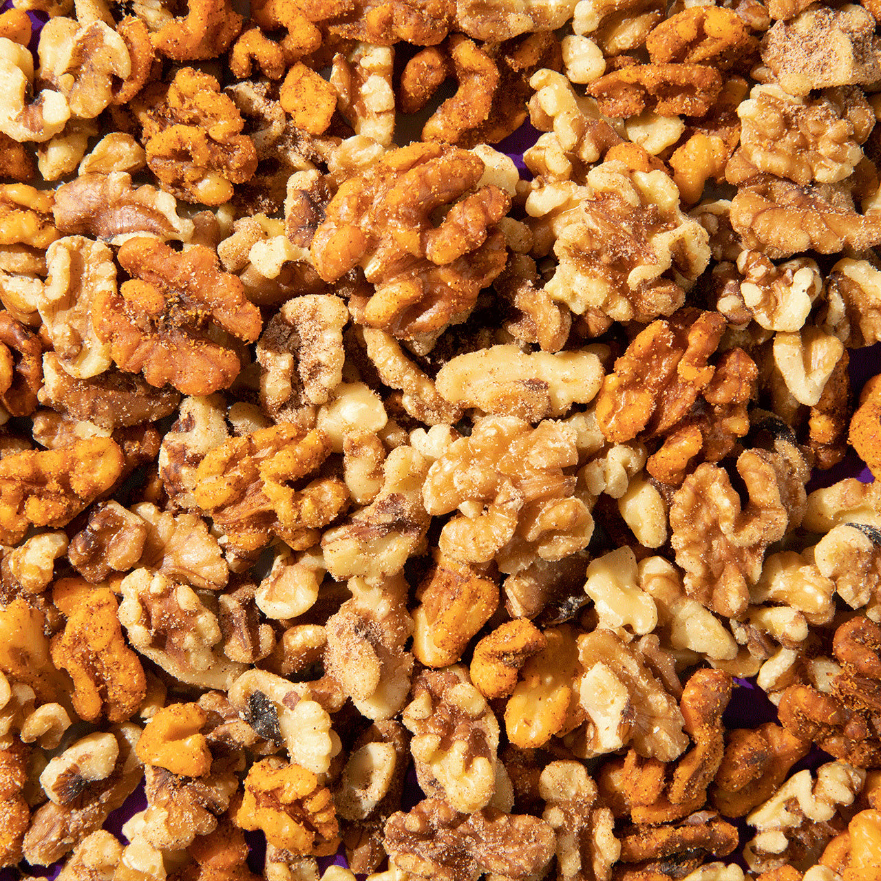 Closeup of mixed walnut textures